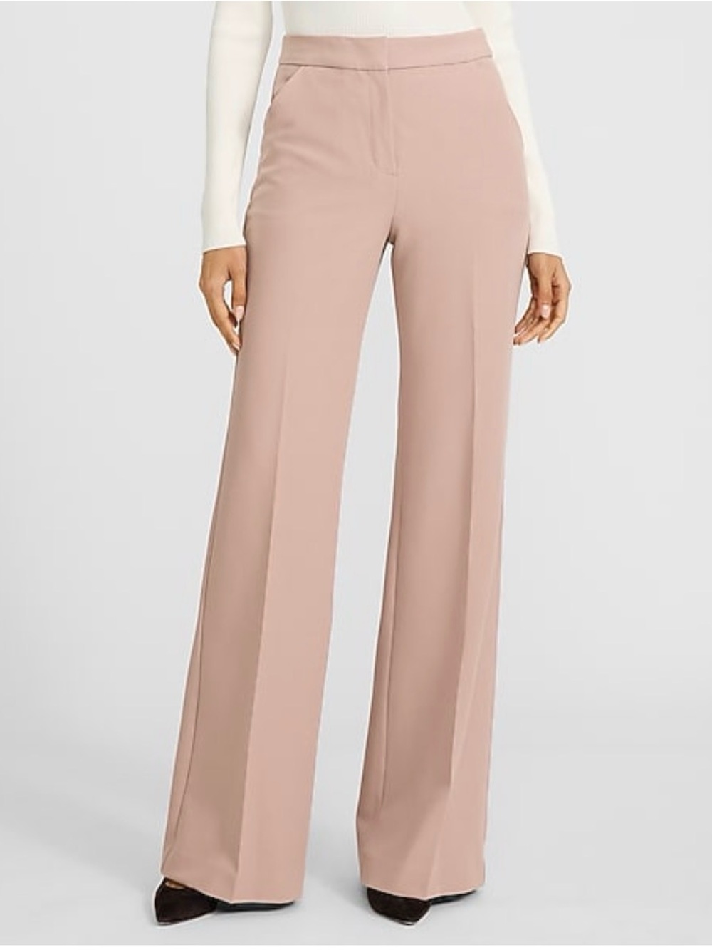 NWT Express Editor Signature Stretch High Waisted Flare Trouser